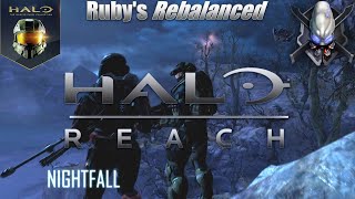 MCC Halo Reach  Nightfall  Coop Campaign 3 Legendary Rubys Rebalanced Mod [upl. by Saffian]