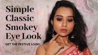 Simple Smokey Eye for Beginners ♡ [upl. by Elyak]