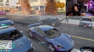 Nunu Gets Chased by Suarez and uhSnow for her Warrant  NoPixel 40 [upl. by Moffat572]