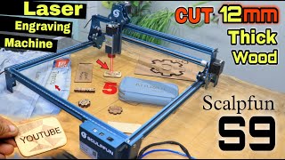 How To Engrave and Cut With Scalpfun S9 Laser Machine in Lightburn Hindi for Beginners [upl. by Basia665]