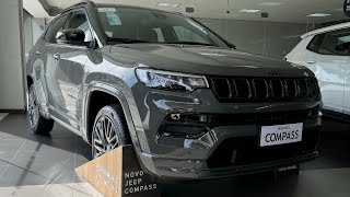 💥NOVO JEEP COMPASS S 2024 melhorou Tem motor turbo banco elétrico VEJA EM DETALHES [upl. by Ferino447]