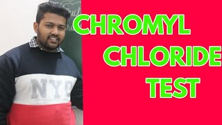 CHROMYL CHLORIDE TEST  d block elements  BHARAT PANCHAL SIR [upl. by Taka519]