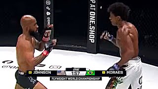 Demetrious Johnson Vs Adriano Moraes 3 Full Fight Highlights  Johnson Vs Moraes Highlights  ONE FC [upl. by Biagi]