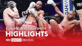 HIGHLIGHTS Chris Eubank Jr vs Liam Smith  Spectacular knockout finish [upl. by Colan]