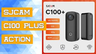 SJCAM C100 Plus Action Camera 4K 30M Waterproof 24G WiFi Action Sport action cam EIS bicycle helmet [upl. by Ialokin779]