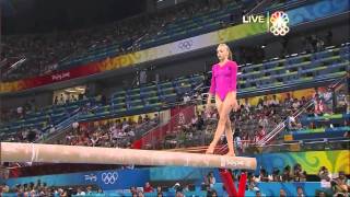 Nastia Liukin  Balance Beam  2008 Olympics All Around [upl. by Ninahs]