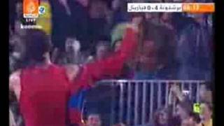 ronaldinho vs villareal bicycle kick in arabic [upl. by Hagar195]