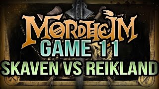 Skaven vs Reikland Mordheim Battle Report  Mordheim Ep 11 [upl. by Rozek]