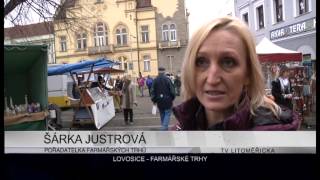 LOVOSICE Farmářské trhy TV Litoměřicka [upl. by Secnarfyram]