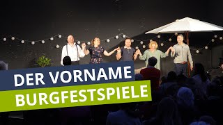 Burgfestspiele Mayen überzeugen mit französischer Komödie “Der Vorname” [upl. by Moya]