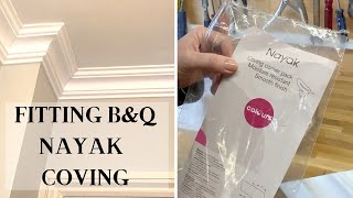 Fitting BampQ Nayak Coving  Polystyrene Coving [upl. by Lishe]