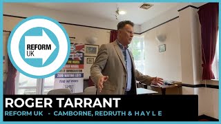 Roger Tarrant meet the Candidate in Redruth 26th June 2024 [upl. by Apthorp168]