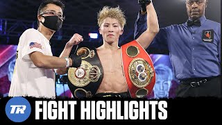 Naoya Inoue Retains WBA amp IBF Belts with Highlight Reel KO over Jason Moloney  FIGHT HIGHLIGHTS [upl. by Brion]