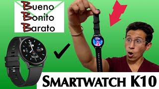 ⌚¿Será EL MEJOR🧐 Smartwatch XIAOMI KIESLECT K10 en Español📲 BUENO BONITO y BARATO [upl. by Aivlis89]