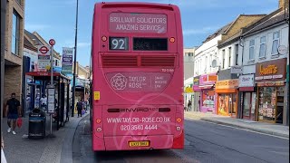 Hybrid Technology  Metroline E400H TEH1466 LK13 BHU on Route 92 towards Ealing Hospital [upl. by Sou]