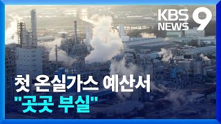 첫 탄소성적표 “계산오류·정부노력 종합평가는 불가능” 9시 뉴스  KBS 20221115 [upl. by Tippets410]