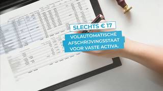 Afschrijvingsstaat voor vaste activa in Excel [upl. by Johnathan897]