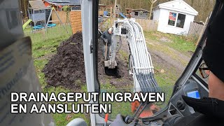 Drainageput Ingraven en Aansluiten [upl. by Ecila]