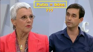 Putin verstehen Gabriele KroneSchmalz gibt Moderator RusslandNachhilfe [upl. by Suoivatnom]