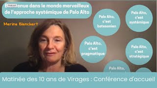 Présentation du modèle Systémique de Palo Alto par Marina Blanchart [upl. by Etteoj]