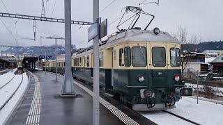 VPM EBT BDe 44 Pendel einfahrt in Einsiedeln [upl. by Crespo683]