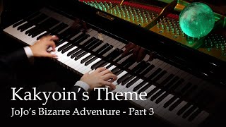 Kakyoins Theme Noble Pope  JoJos Bizarre Adventure Part 3 Stardust Crusaders Piano [upl. by Phia]