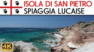 ISOLA DI SAN PIETRO  Spiaggia Lucaise  Spiaggia del Lucchese [upl. by Anowahs981]