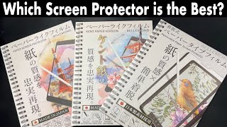 Bellemond Paper vs Kent vs Removable Magnetic Screen Protector for iPad Pros and Cons Artist Review [upl. by Eversole987]