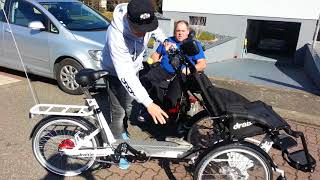 Un athlète alsacien devenu handicapé va participer à un triathlon tracté par un ami [upl. by Clute]