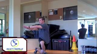 Curtsey Lunge Rotation [upl. by Maurie]