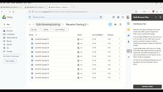 Bulk Rename Files Add on  sequence numbers demo [upl. by Rechaba584]