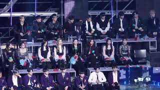 190106 Stray Kids amp Twice reaction to Monsta X [upl. by Aisetra]