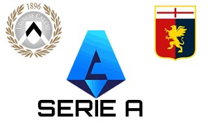 Udinese vs Genoa  ITALIAN SERIE A LIVE WATCHALONG [upl. by Leanora]