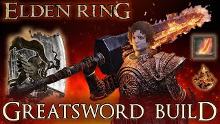 Best High Damage Greatsword Build Elden Ring  Level 50 100 and 150 [upl. by Yanej]