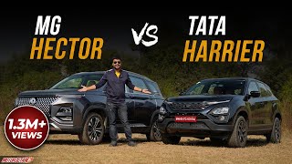 New Tata Harrier 2023 vs MG Hector  Comparison [upl. by Tuddor630]