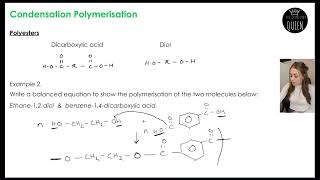 A level Chemistry Condensation Polymers [upl. by Hakon646]