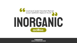 2024 Revision  INORGANIC ආරම්භය [upl. by Soble23]