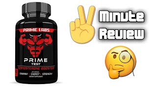 The 2 Minute Review  Prime Labs Mens Test Booster [upl. by Alexander]