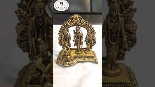 Brass Showpiece Ram Darbar God Idol Statue Made From Machine  36174 Inch BS1728 E [upl. by Harle]