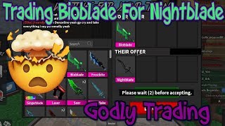 I TRADED BIOBLADE FOR NIGHTBLADE MM2 [upl. by Cartwright]