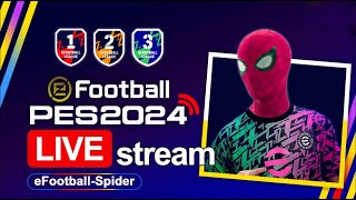 eFOOTBALL 24 MOBILE DRAG RANK TAKE DIVISION 1 🔥🔴 LIVE Ep10 efootball [upl. by Freddy]