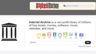 How To Use The Wayback Machine In 2 Minutes waybackmachine [upl. by Luelle]