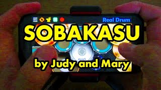 Real Drum App  Sobakasu  Judy and Mary  Rurouni Kenshin OP [upl. by Wiggins]