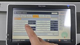 Cómo Ver la Dirección IP de una Fotocopiadora Ricoh  Guía Paso a Paso [upl. by Anikal]
