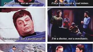 Star Trek Parody  Dammit Jim Im a Medical Doctor Not a Chiropractor Who Works Miracles Meme GIF [upl. by Conti539]