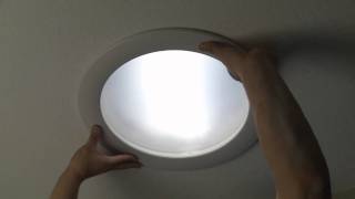 Skylight Tube Installation  Installing the Diffuser Lens Assembly [upl. by Delaryd866]