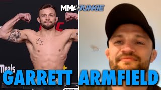 Garrett Armfield on International Fights Gym Changes Manchester United More  UFC on ESPN 58 [upl. by Ahseekat910]