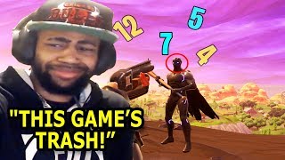 Fortnites Worst quotTHIS GAMES TRASHquot Moments of All Time [upl. by Reivaj]