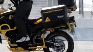 Chris Teach Mcneil aboard the Twisted Throttle equipped BMW F800GS 720p [upl. by Vernon251]