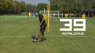 Ronaldhino 44 trick eyes cover Amazing  44 dominadas Ronaldhino vendado [upl. by Oakes]